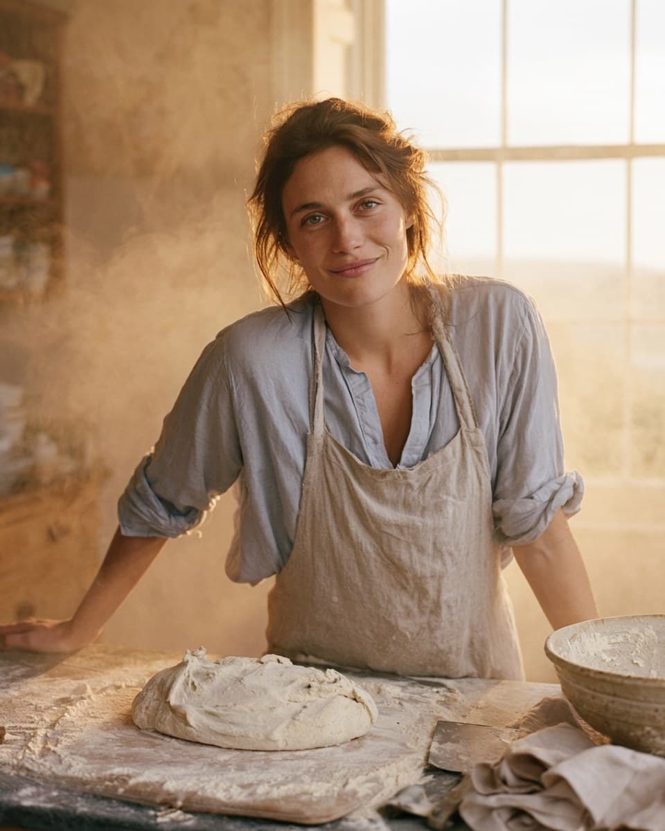 Baker relit with hazy morning window light
