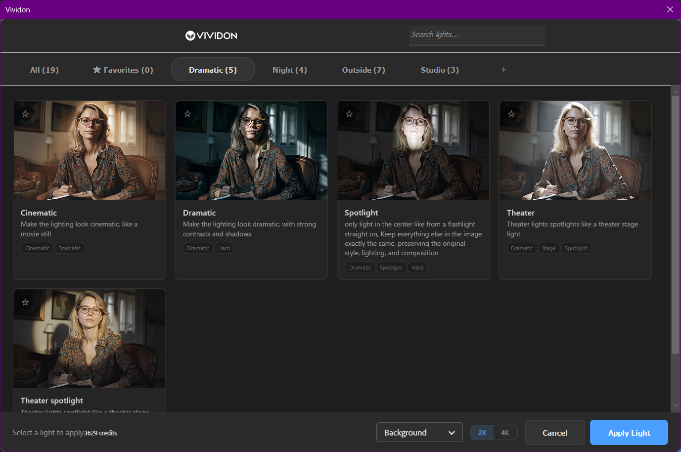 Vividon plugin inside Adobe Photoshop